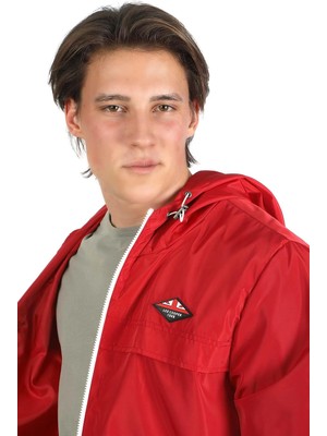 Lee Cooper Thomas Erkek Dokuma Mont Kirmizi
