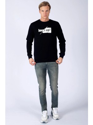 Lee Cooper Kaı Erkek Sweatshırt Siyah