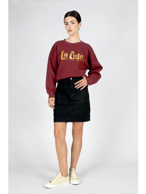 Lee Cooper Rita Kadın Jean Etek Siyah