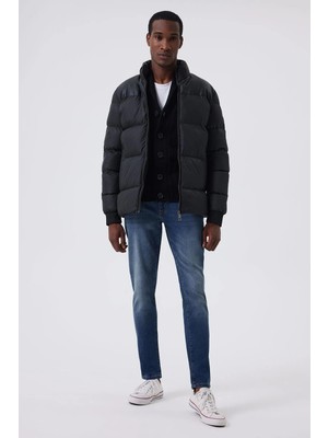 Lee Cooper Alec Erkek Şişme Mont Siyah