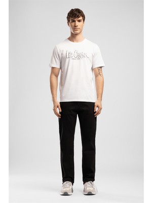 Lee Cooper Rico Yüksek Bel Normal Kesim Düz Paça Siyah Erkek Jean Pantolon