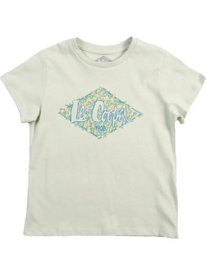 Lee Cooper Baskılı Mint Kız Çocuk T-Shirt 242 Lcg 242003 Flowers Mınt
