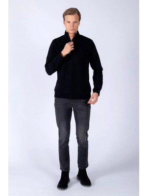 Lee Cooper Dylen Erkek Sweatshırt Siyah