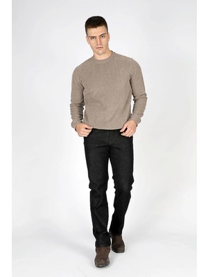 Lee Cooper Newdwade Erkek O Yaka Sweatshirt Koyu Bej
