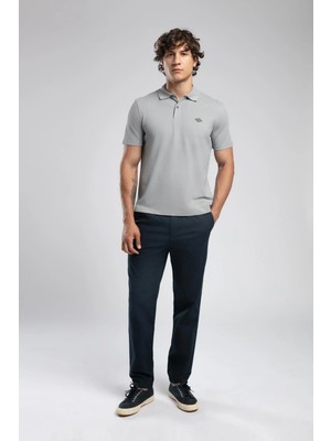 Lee Cooper Zarse Normal Bel Konik Kesim Daralan Paça %100 Pamuk Lacivert Erkek Pantolon