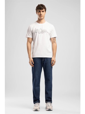 Lee Cooper Rico Yüksek Bel Normal Kesim Düz Paça Mavi Erkek Jean Pantolon