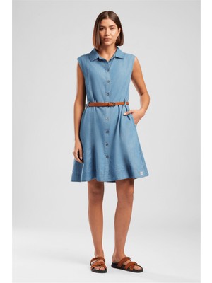 Coty Kadın Jean Elbise Denim