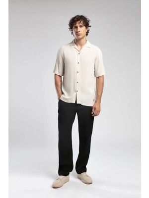 Lee Cooper Joanka Normal Bel Normal Kesim Düz Paça Siyah Erkek Pantolon