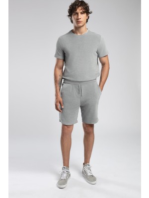 Lee Cooper Regular Fit Gri Erkek Şort 252 Lcm 221019 Nautsa Gri