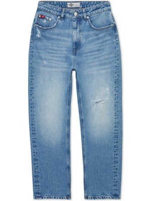 Lee Cooper Marlyn Yüksek Bel Rahat Kesim Daralan Paça Mavi Kadın Jean Pantolon