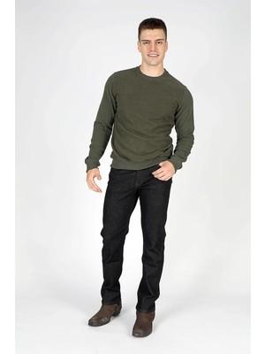 Lee Cooper Newdiagonal Erkek O Yaka Sweatshirt Haki