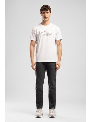 Lee Cooper Marco Normal Bel Dar Kesim Düz Paça Gri Erkek Jean Pantolon