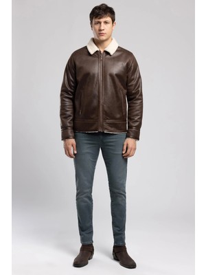 Lee Cooper Avery Erkek Nubuk Mont kahverengi
