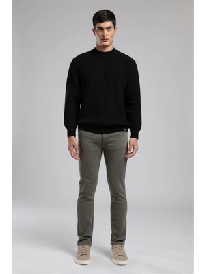 Lee Cooper Yarım Balıkçı Yaka Regular Fit Siyah Erkek Kazak 261 Lcm 241029 Ruben Siyah