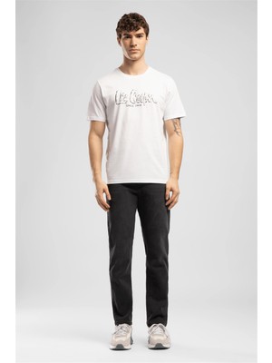 Lee Cooper Rico Yüksek Bel Normal Kesim Düz Paça Gri Erkek Jean Pantolon