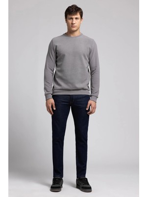 Lee Cooper Yuvarlak Yaka Gri Erkek Sweatshırt 261 Lcm 241064 Newdıagonal Buz Gri