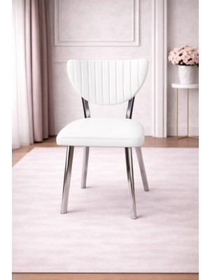 ProBella Elma Mutfak Sandalyesi Yemek Odası Bahçe Balkon Otel Restoran Kafe Sandalyesi