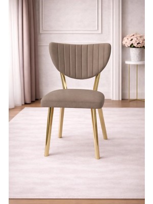 ProBella Elma Mutfak Sandalyesi Yemek Odası Bahçe Balkon Otel Restoran Kafe Sandalyesi