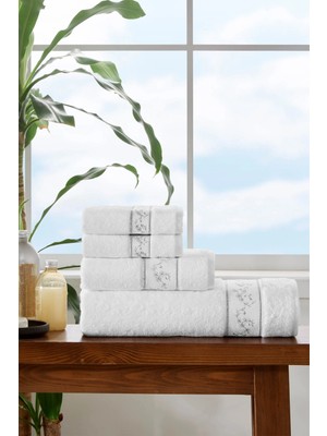 Özdilek Danıela Beyaz Dus Seti Nakışlı-2 G.sım