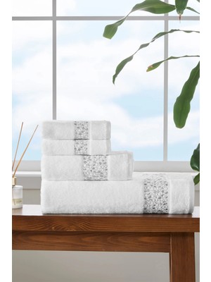 Özdilek Danıela Beyaz Dus Seti Nakışlı-1 G.sım