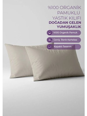 Days In Colours %100 Pamuk Ranforce 2'li Yastık Kılıfı Seti - Dolmabahçe Serisi