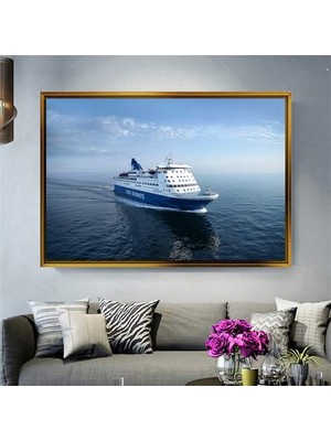 Giyense Altın Çerçeveli Dekoratif Tablo RG438