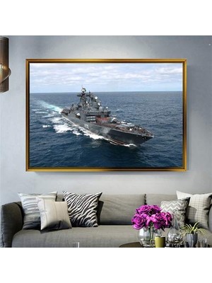 Giyense Altın Çerçeveli Dekoratif Tablo RG466