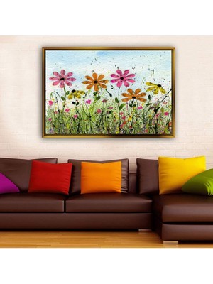 Giyense Altın Çerçeveli Dekoratif Tablo RG1900