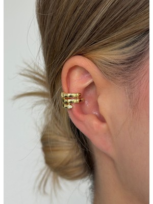 KİLİGİSTANBUL Yılan Cuff  (Kulak Deliği Olamadan Kullanım)