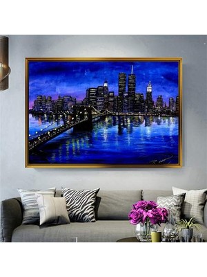 Giyense Altın Çerçeveli Dekoratif Tablo RG414