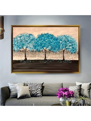 Giyense Altın Çerçeveli Dekoratif Tablo RG948