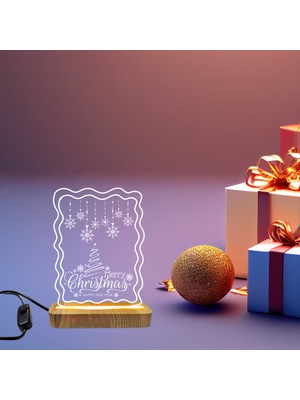 Asa Store Masa Üstü Işıklı Yılbaşı Temalı Hediye 8