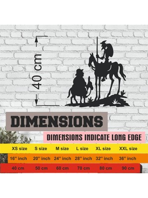 Asa Store Dekoru, Masal Kahramanı 40 cm Lazer Kesim Metal Duvar