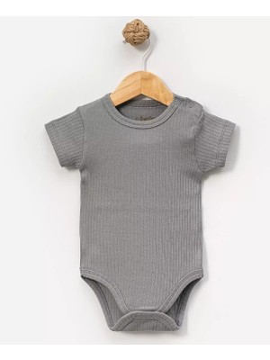 Angeltouch Pamuklu Kız Erkek Bebek Body Atlet Kısa Kol Penye Renkli
