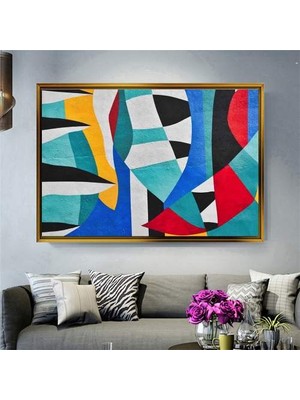 Giyense Altın Çerçeveli Dekoratif Tablo RG1661