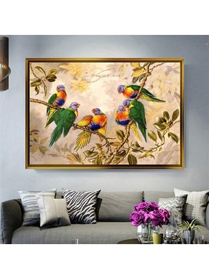 Giyense Altın Çerçeveli Dekoratif Tablo RG920