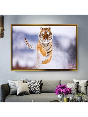 Giyense Altın Çerçeveli Dekoratif Tablo RG1486