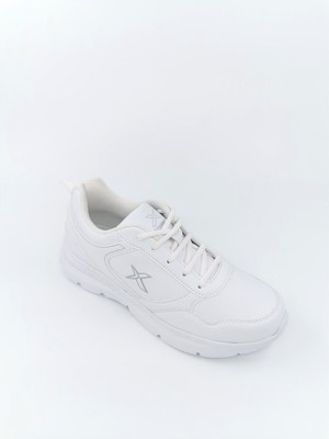 Kinetix Suomy Kadın Spor Ayakkabı Düz Taban Beyaz Renk Hafif ve Esnek Tasarım  004 100275616