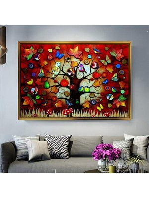 Giyense Altın Çerçeveli Dekoratif Tablo RG1235