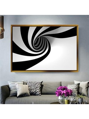 Giyense Altın Çerçeveli Dekoratif Tablo RG1556