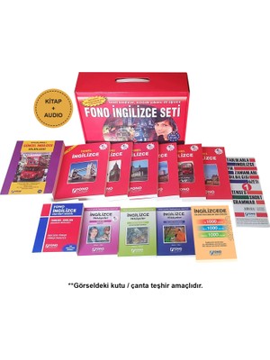 Fono Yayınları İngilizce Mesleki Hazırlık Seti A1-A2 Yetişkin Başlangıç-Orta Seviye, 6 Kitap, 3 Hikaye Kitabı, Sözlük ve Dilbilgisi