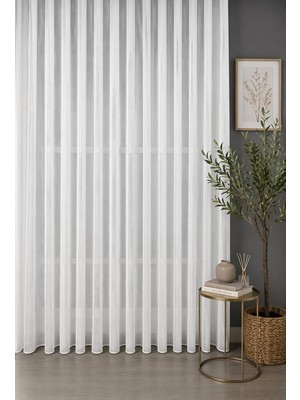 Tül Shop Düz Tül Grek Sade Kurşunlu Profesyonel Dikim 1 x 2 Seyrek Pileli