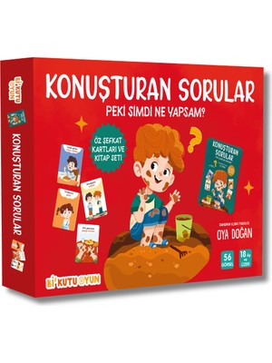 Bi Kutu Oyun Konuşturan Sorular – Peki Şimdi Ne Yapsam? (Öz Şefkat Kartları ve Kitap Seti)