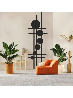 Asa Store Lazer Kesim Metal Duvar Dekoru, Soyut 40 cm