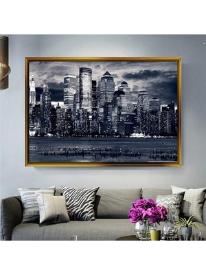 Giyense Altın Çerçeveli Dekoratif Tablo RG1532