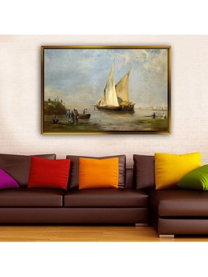 Giyense Altın Çerçeveli Dekoratif Tablo RG2089