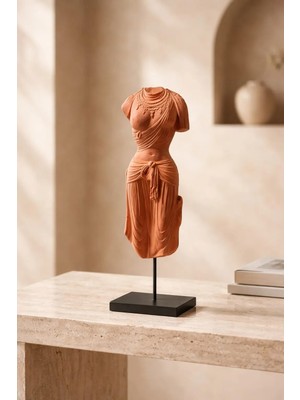 Yaratıcı Sanatlar Atölyesi Antika Görünüm Zen Vücut Heykeli Buddha Zen Ev Dekoru Büstleri Büyük Boy Heykel 30 cm