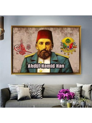 Giyense Altın Çerçeveli Dekoratif Tablo RG1019