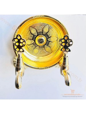 LPD Hamam Taslı Ikili Osmanlı Musluğu Sarı