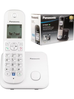 Panasonic KX-TG6811 Dect Telsiz Telefon Arayan Numarayı Gösterir Gelen Çağrı Engelleme